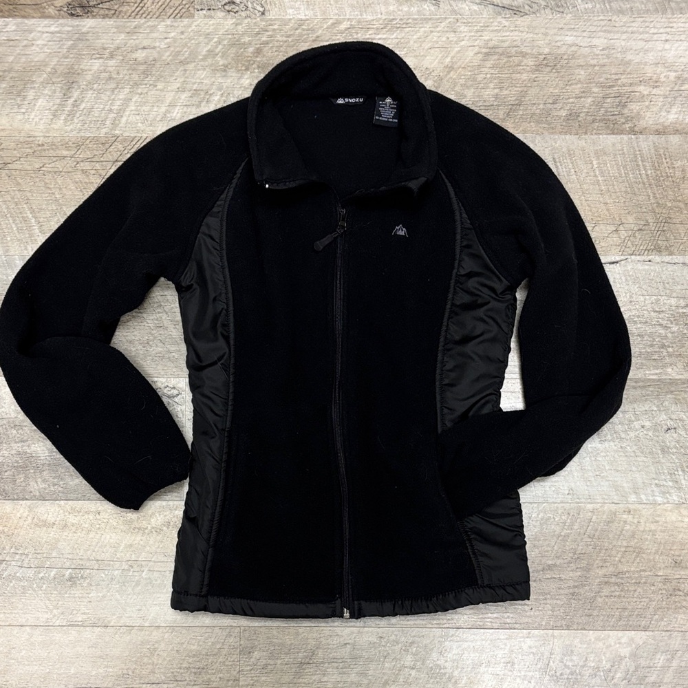 Snozu Women's Black Fleece Jacket size M